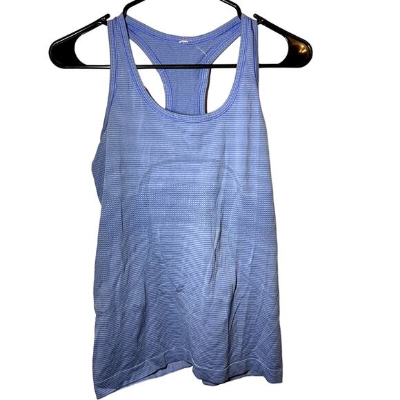 Lululemon Run: Swiftly Tech Racerback Silverescent X-STATIC Heathered Lullaby 8 - Picture 2 of 3